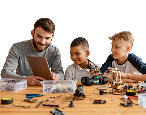 Fully Equipped STEAM, AI & Robotics Labs